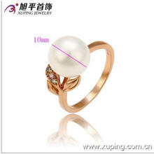 Beliebte Xuping Schmuck Rose Gold Farbe Birnen Ring mit Synthetik CZ